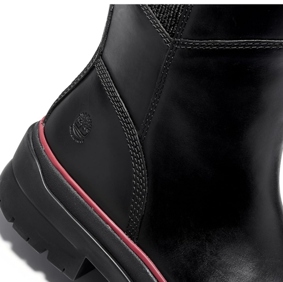 NWT TIMBERLAND Malynn waterproof leather BLACK boots size 10 - Picture 5 of 6